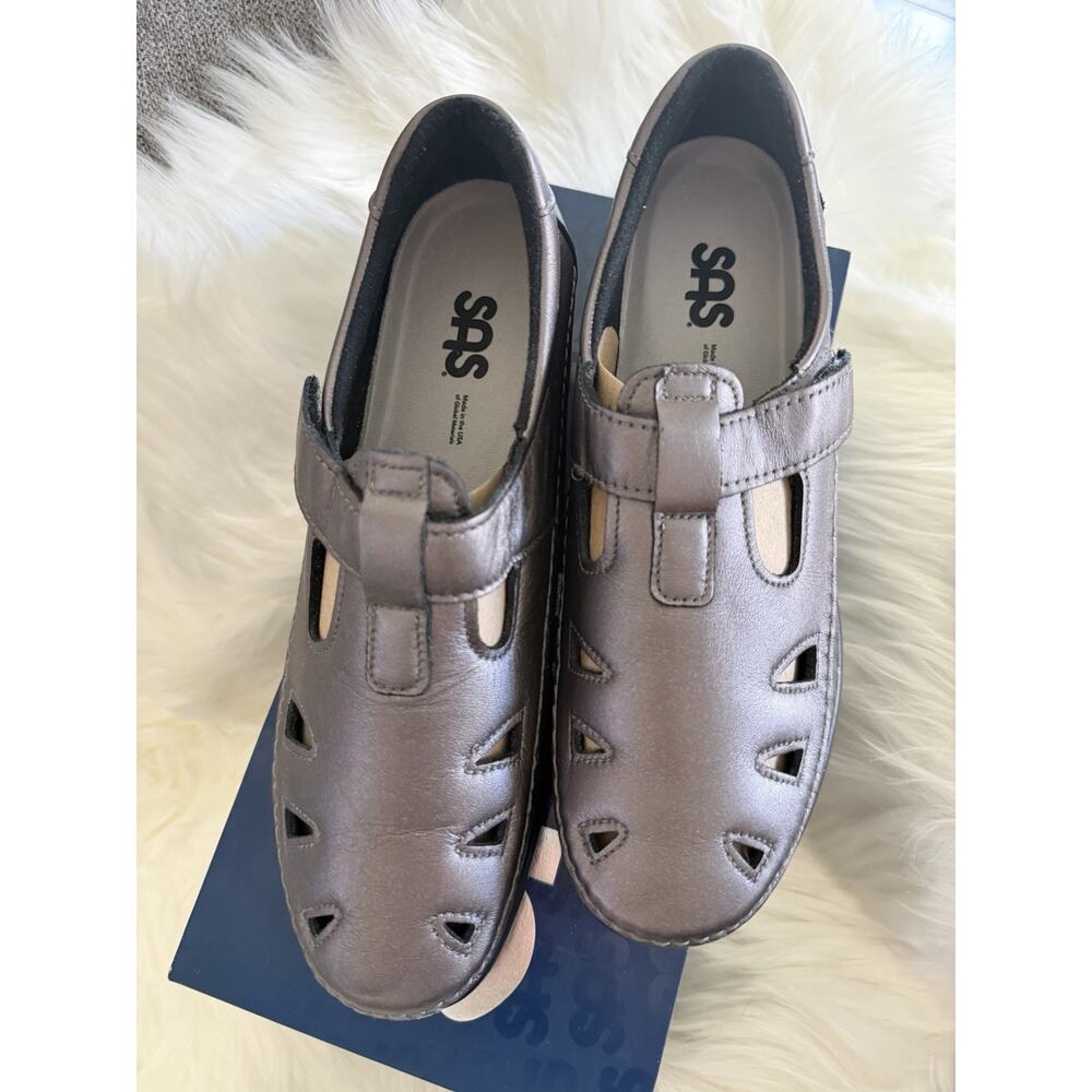 SAS Women’s Roamer EZ Strap Walking Shoe 9N Narrow Santolina Mary Jane Leather